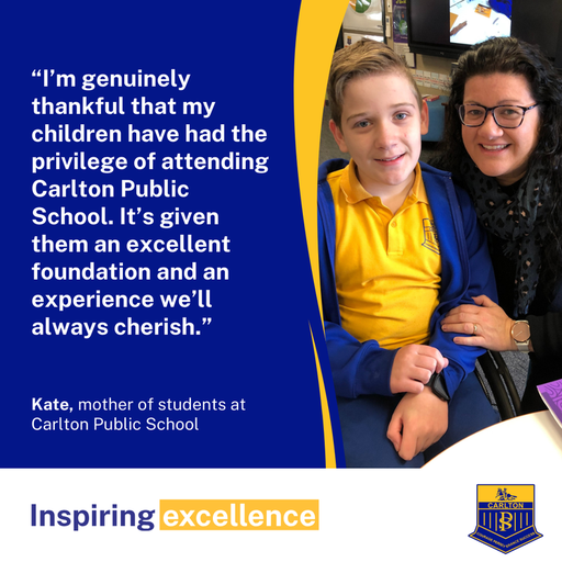 Carlton Public School logo