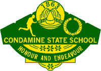 Condamine State School logo