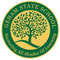 Geham State School logo