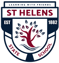 St Helens State School logo