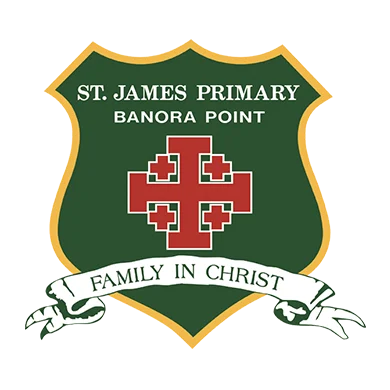St James' Primary School logo