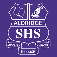 Aldridge State High School logo